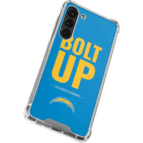 NFL Los Angeles Chargers Team Motto Galaxy S23 Plus Clear Case