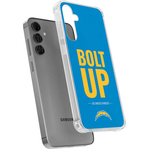 NFL Los Angeles Chargers Team Motto Galaxy S24 Plus Clear Case