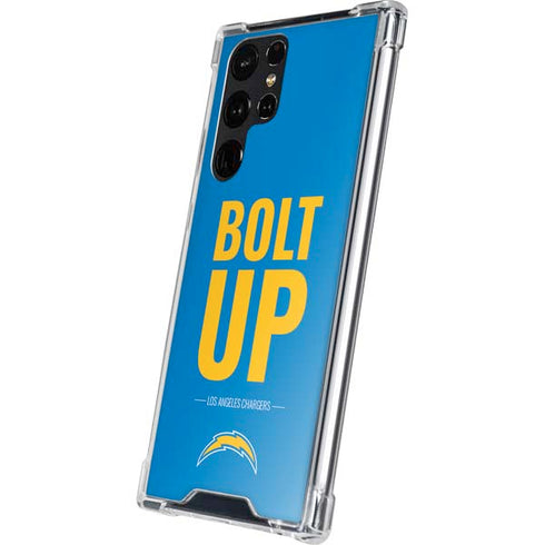 NFL Los Angeles Chargers Team Motto Galaxy S24 Ultra Clear Case