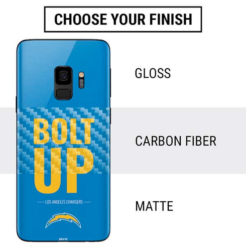 NFL Los Angeles Chargers Team Motto Galaxy S9 Skin