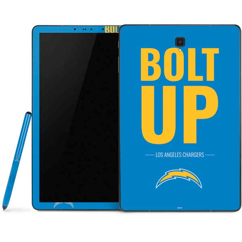 NFL Los Angeles Chargers Team Motto Samsung Galaxy Tab Skin