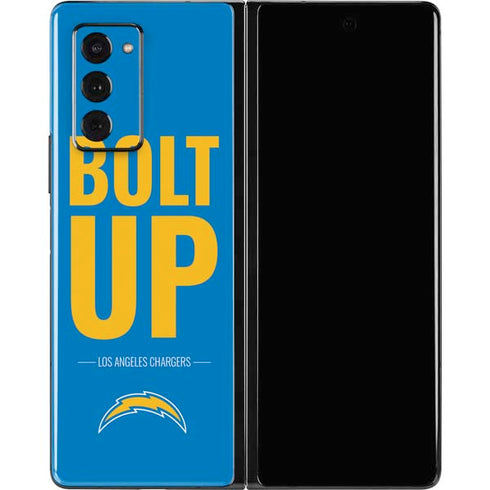 NFL Los Angeles Chargers Team Motto Galaxy Z Fold2 5G Skin