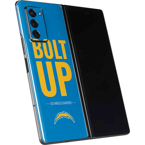 NFL Los Angeles Chargers Team Motto Galaxy Z Fold2 5G Skin