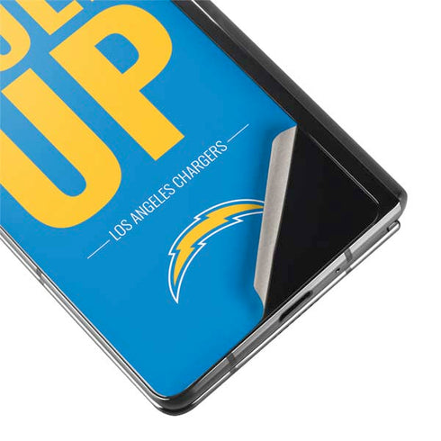 NFL Los Angeles Chargers Team Motto Galaxy Z Fold2 5G Skin