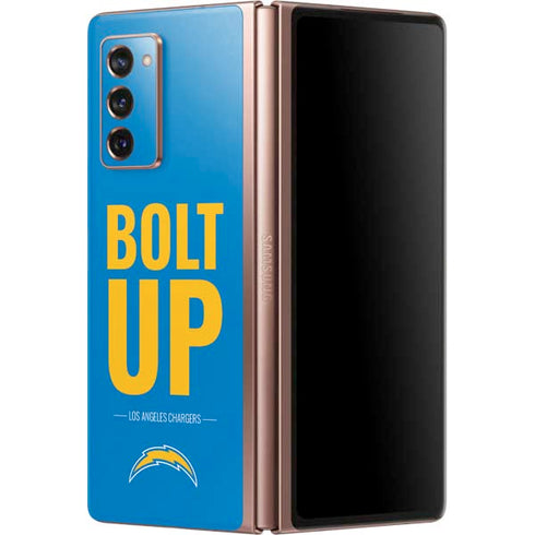 NFL Los Angeles Chargers Team Motto Galaxy Z Fold2 5G Skin