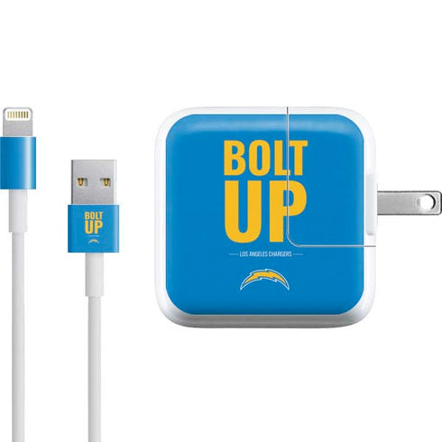 NFL Los Angeles Chargers Team Motto iPad Charger (10W USB) Skin