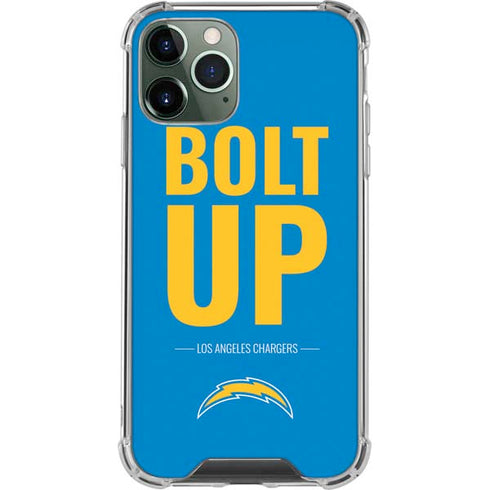 NFL Los Angeles Chargers Team Motto iPhone 11 Pro Max Clear Case