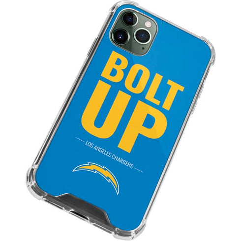 NFL Los Angeles Chargers Team Motto iPhone 11 Pro Max Clear Case