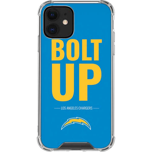 NFL Los Angeles Chargers Team Motto iPhone 12 Clear Case