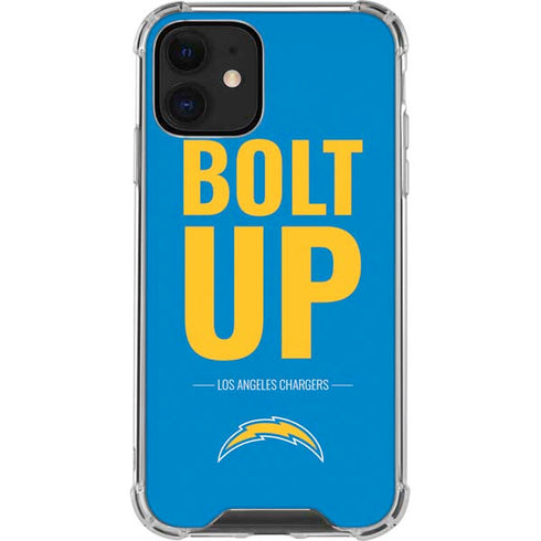 NFL Los Angeles Chargers Team Motto iPhone 12 Mini Clear Case