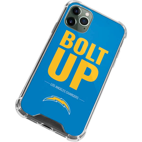 NFL Los Angeles Chargers Team Motto iPhone 12 Pro Clear Case