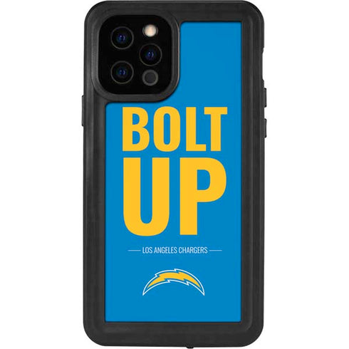NFL Los Angeles Chargers Team Motto iPhone 12 Pro Waterproof Case