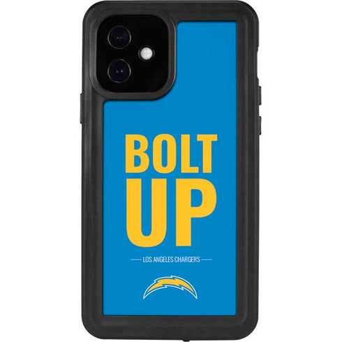 NFL Los Angeles Chargers Team Motto iPhone 12 Waterproof Case