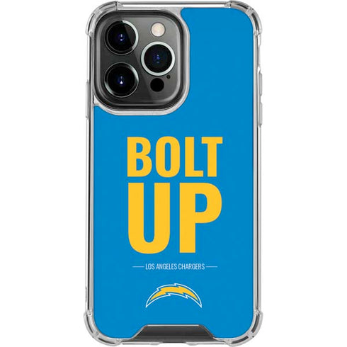 NFL Los Angeles Chargers Team Motto iPhone 13 Pro Clear Case