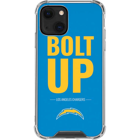 NFL Los Angeles Chargers Team Motto iPhone 14 Clear Case