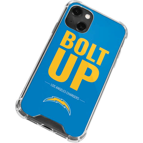 NFL Los Angeles Chargers Team Motto iPhone 14 Plus Clear Case
