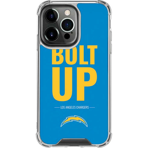 NFL Los Angeles Chargers Team Motto iPhone 14 Pro Clear Case