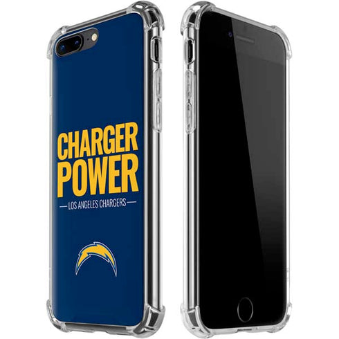 NFL Los Angeles Chargers Team Motto iPhone 7/8 Plus Clear Case