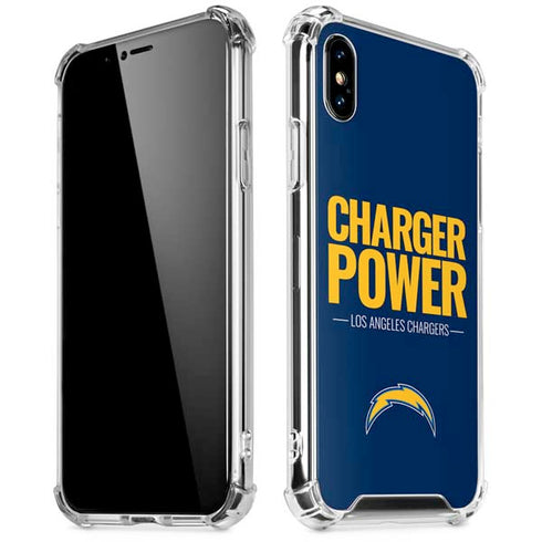NFL Los Angeles Chargers Team Motto iPhone X/XS Clear Case