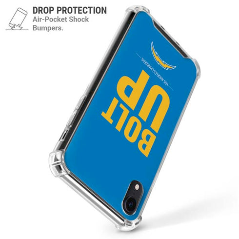 NFL Los Angeles Chargers Team Motto iPhone XR Clear Case