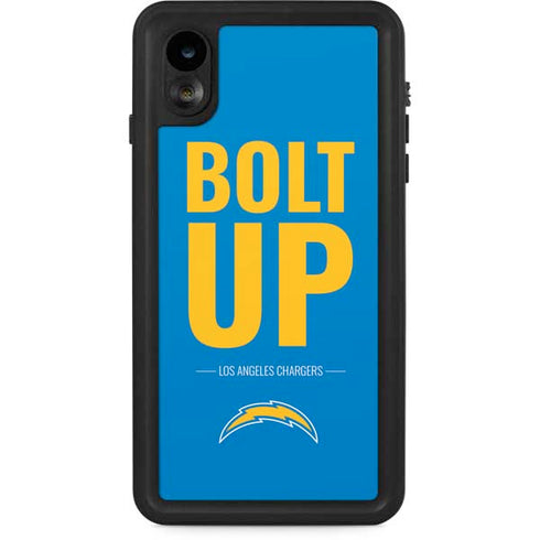 NFL Los Angeles Chargers Team Motto iPhone XR Waterproof Case