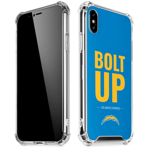 NFL Los Angeles Chargers Team Motto iPhone XS Max Clear Case