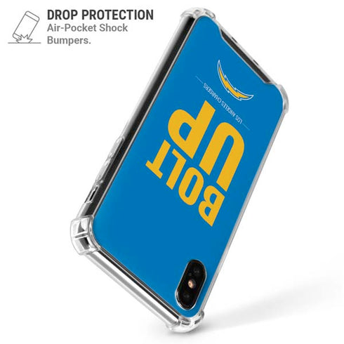 NFL Los Angeles Chargers Team Motto iPhone XS Max Clear Case