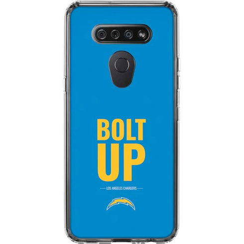 NFL Los Angeles Chargers Team Motto LG K51/Q51 Clear Case