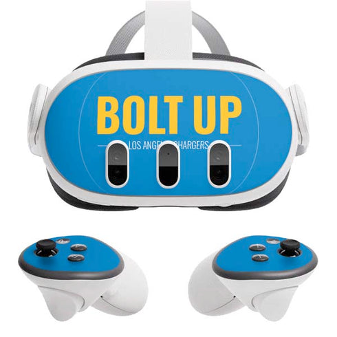 NFL Los Angeles Chargers Team Motto Meta Quest 3 Skin