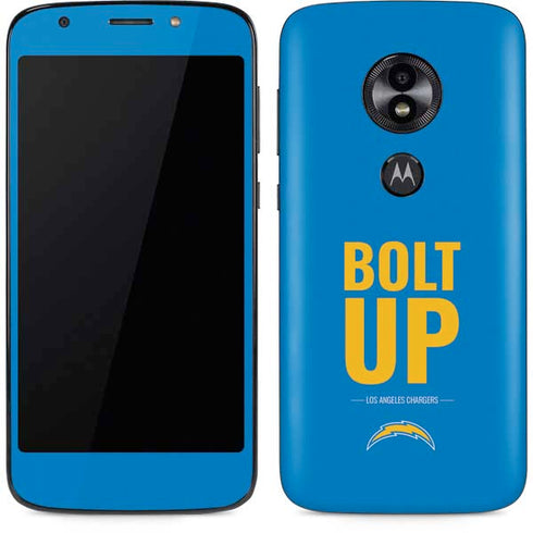 NFL Los Angeles Chargers Team Motto Moto E5 Play Skin