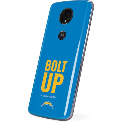 NFL Los Angeles Chargers Team Motto Moto E5 Plus Skin
