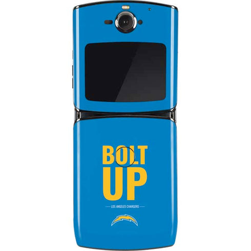 NFL Los Angeles Chargers Team Motto Motorola RAZR Skin