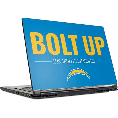 NFL Los Angeles Chargers Team Motto MSI GS65 Stealth Laptop Skin