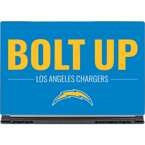 NFL Los Angeles Chargers Team Motto MSI GS65 Stealth Laptop Skin
