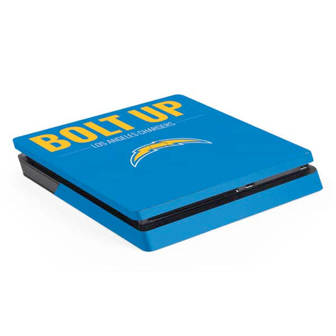 NFL Los Angeles Chargers Team Motto PS4 Slim Skin