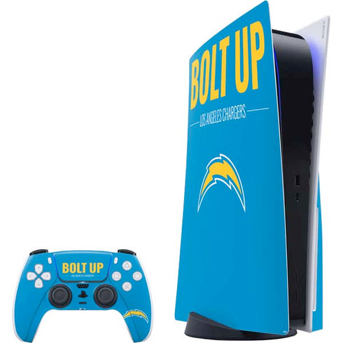 NFL Los Angeles Chargers Team Motto PS5 Bundle Skin