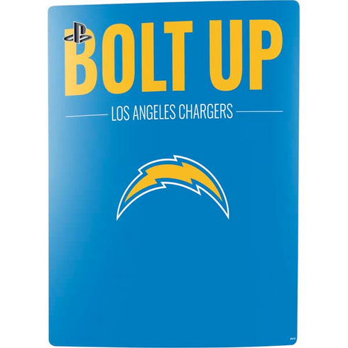 NFL Los Angeles Chargers Team Motto PS5 Console Skin