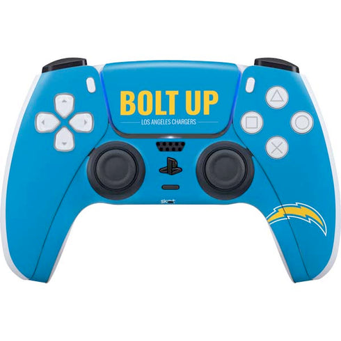 NFL Los Angeles Chargers Team Motto PS5 Controller Skin