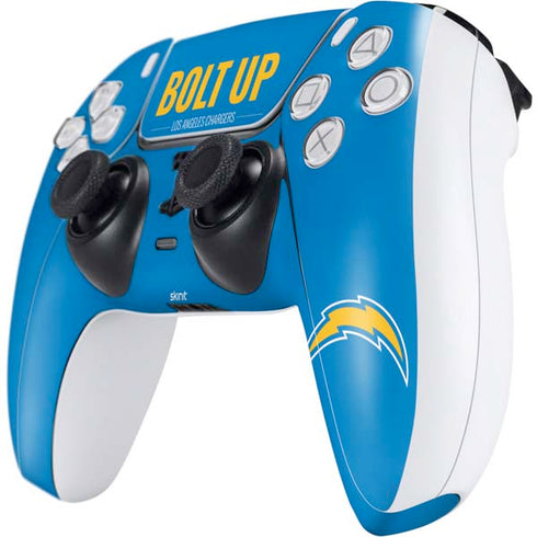 NFL Los Angeles Chargers Team Motto PS5 Controller Skin