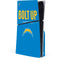 NFL Los Angeles Chargers Team Motto PS5 Slim Disk Console Skin