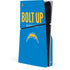 NFL Los Angeles Chargers Team Motto PS5 Slim Disk Console Skin