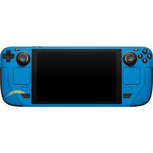 NFL Los Angeles Chargers Team Motto Steam Deck Handheld Gaming Computer Skin