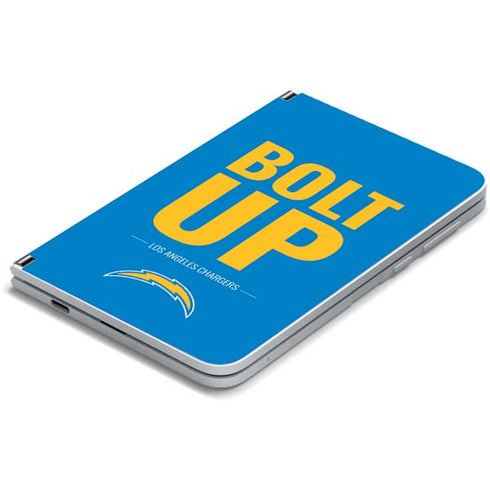 NFL Los Angeles Chargers Team Motto Surface Duo Skin