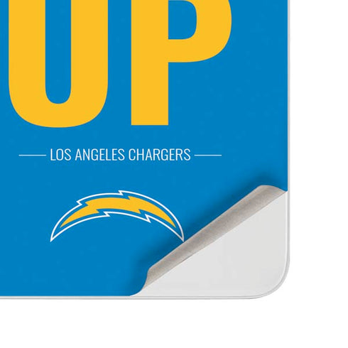 NFL Los Angeles Chargers Team Motto Surface Duo Skin