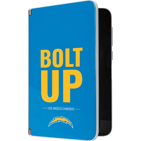 NFL Los Angeles Chargers Team Motto Surface Duo Skin