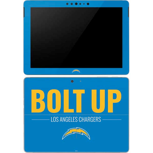 NFL Los Angeles Chargers Team Motto Surface Go Skin