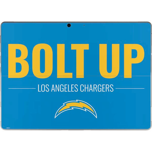 NFL Los Angeles Chargers Team Motto Surface Pro 8 Skin