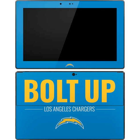 NFL Los Angeles Chargers Team Motto Surface Pro Tablet Skin