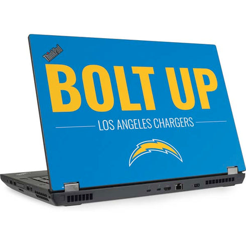 NFL Los Angeles Chargers Team Motto Lenovo ThinkPad Skin