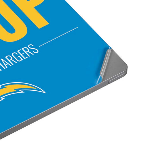 NFL Los Angeles Chargers Team Motto Universal Laptop 11in (8.8 x 6.2in) Skin